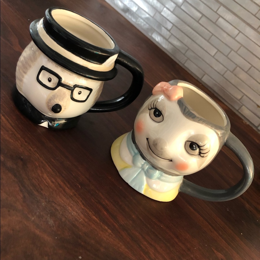 Whimsical critter cups (sold as a set)